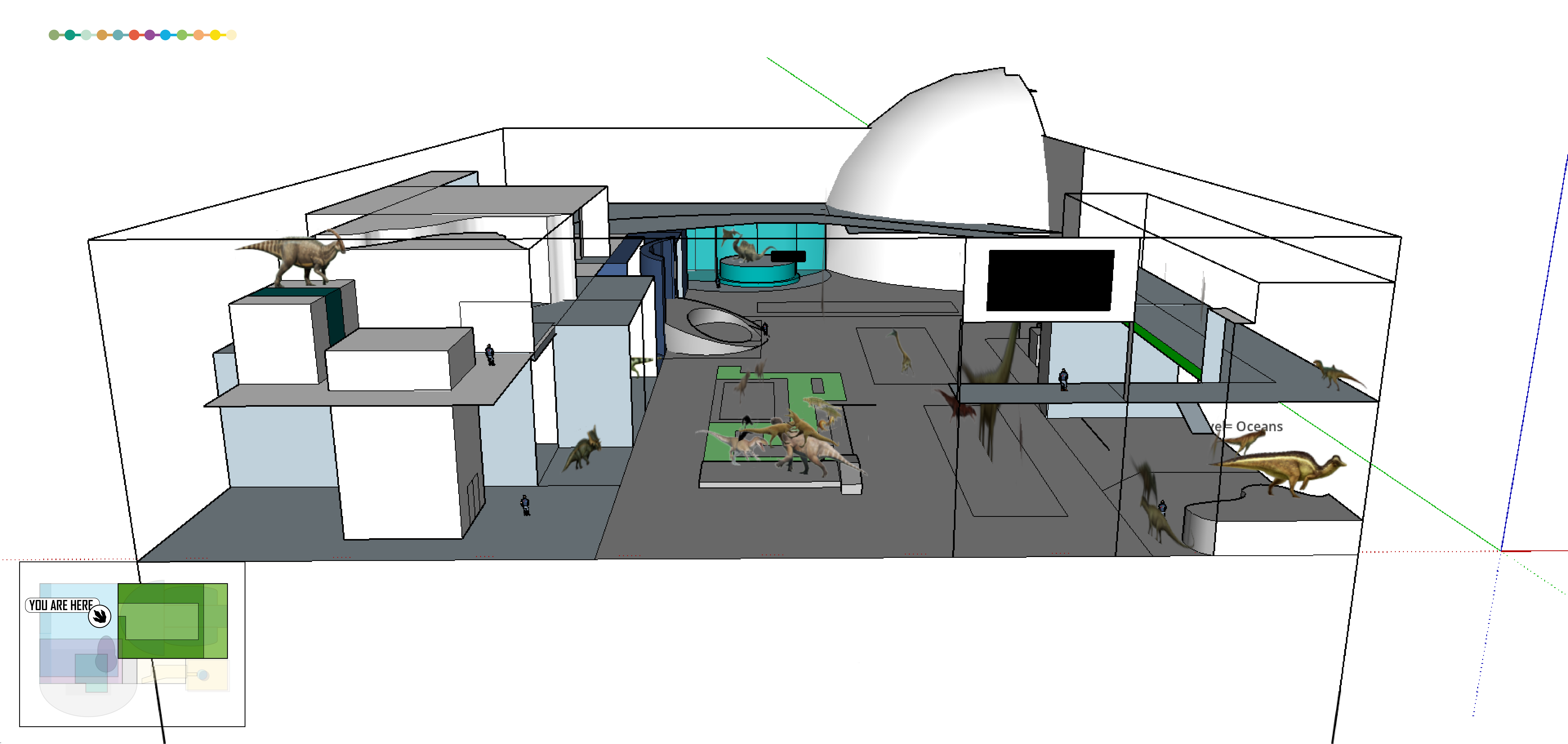 Cretaceous atrium front
